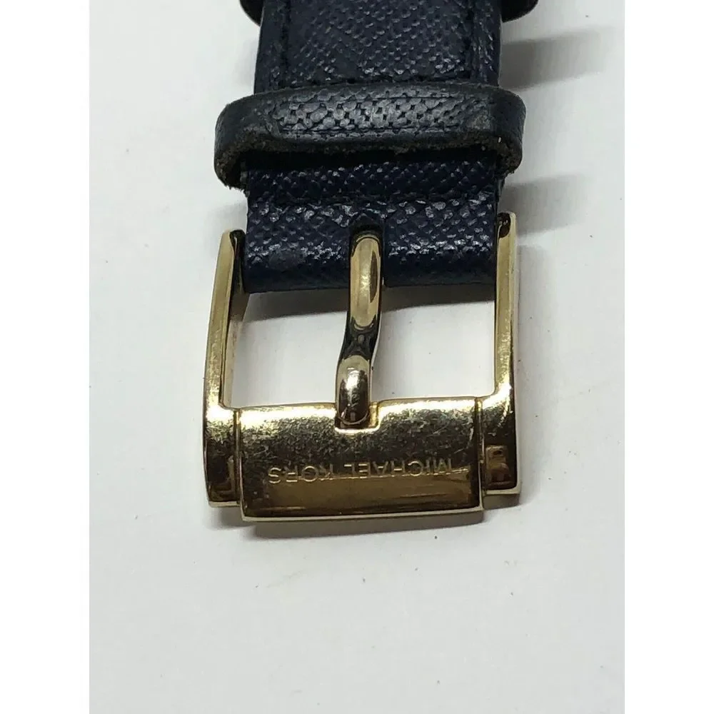 Michael Kors Watch Parts Stainless Steel Case Leather Band 18mm 40mm Bb525